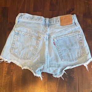 Levi's Classic Light Blue Jean Shorts